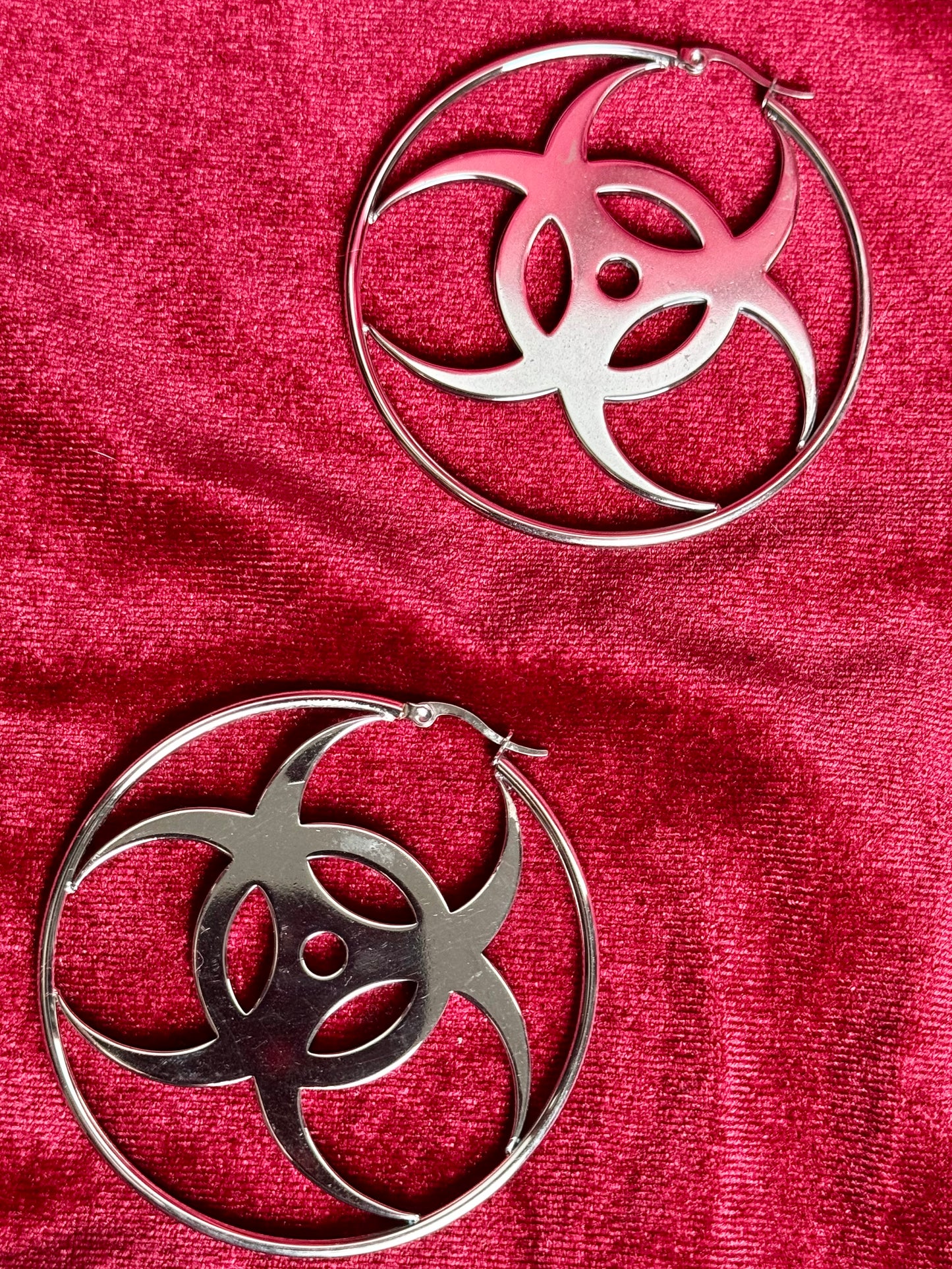 Biohazard hoops