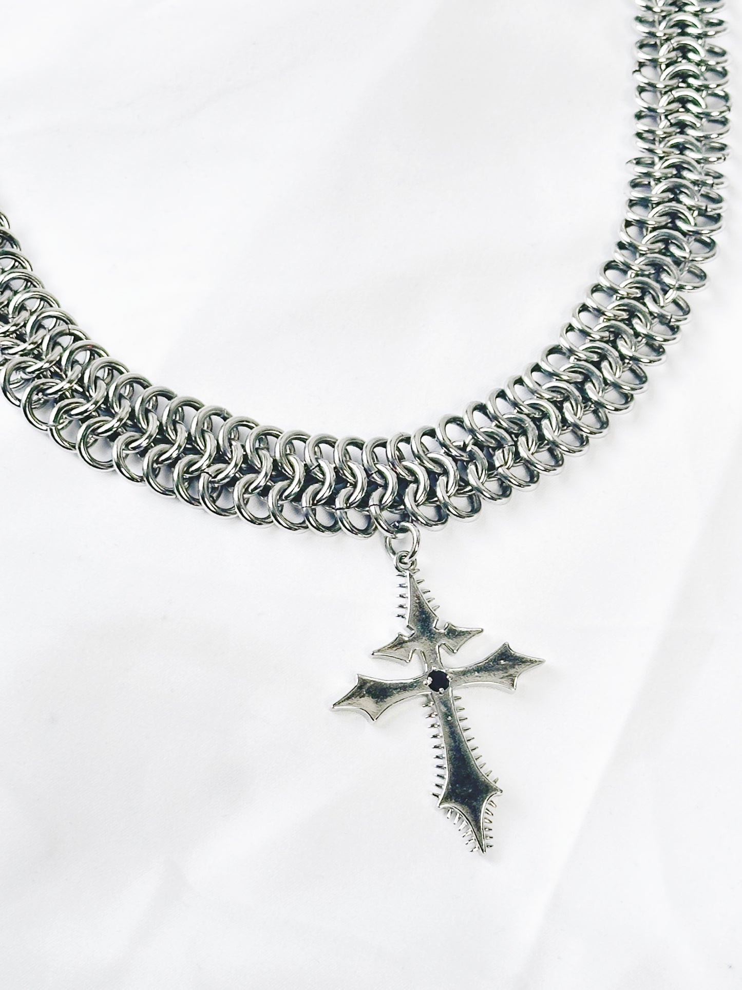 Chainmaille Impaler necklace