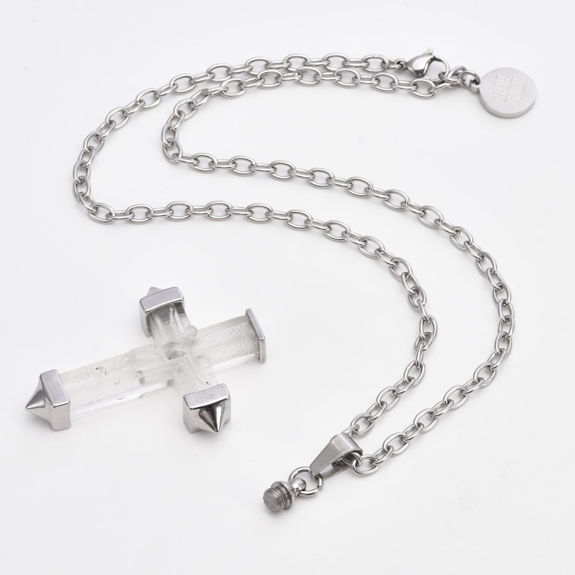 Vampire Slayer cross vial necklace