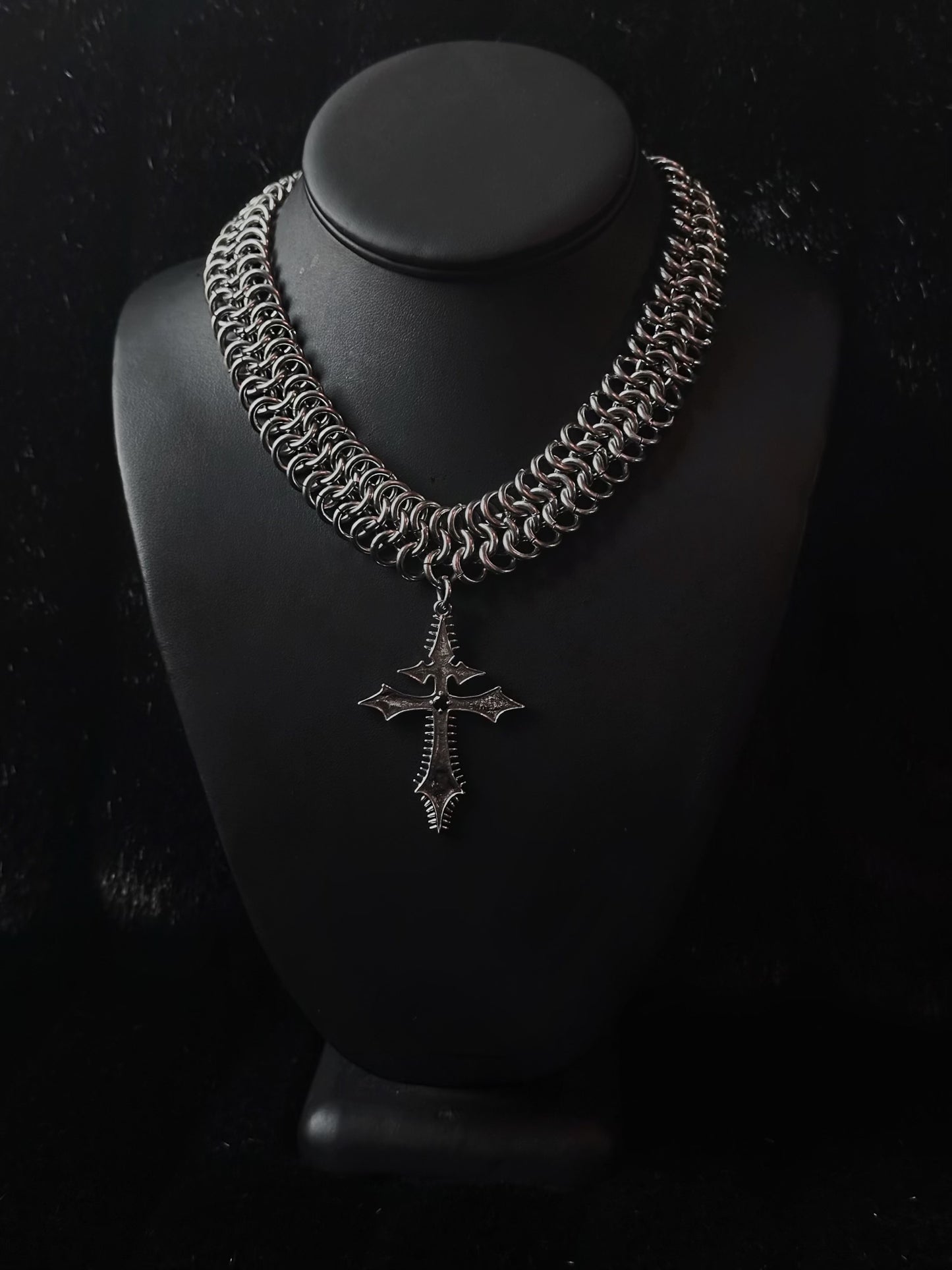 Chainmaille Impaler necklace
