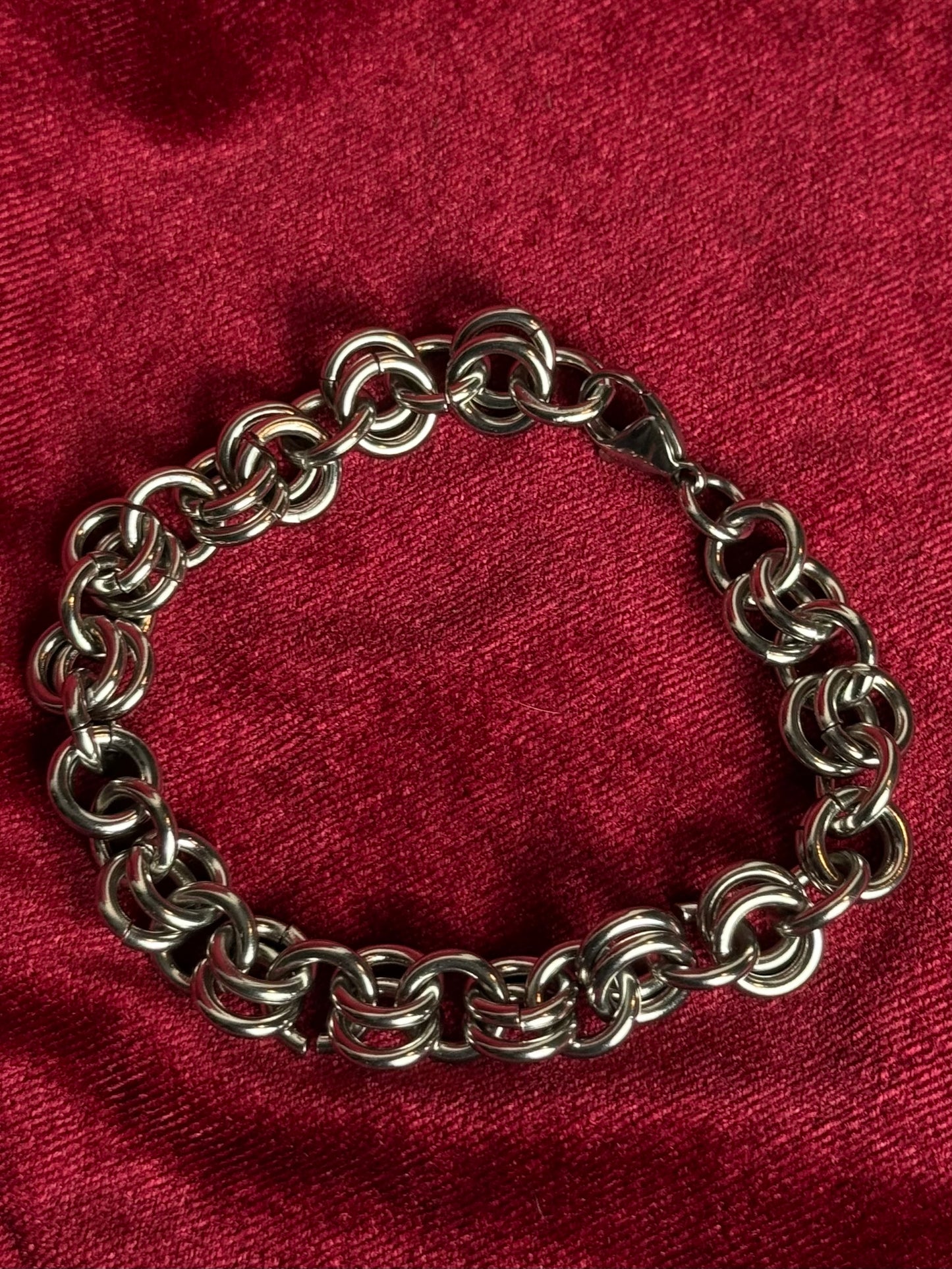 Chain link chainmaille bracelet