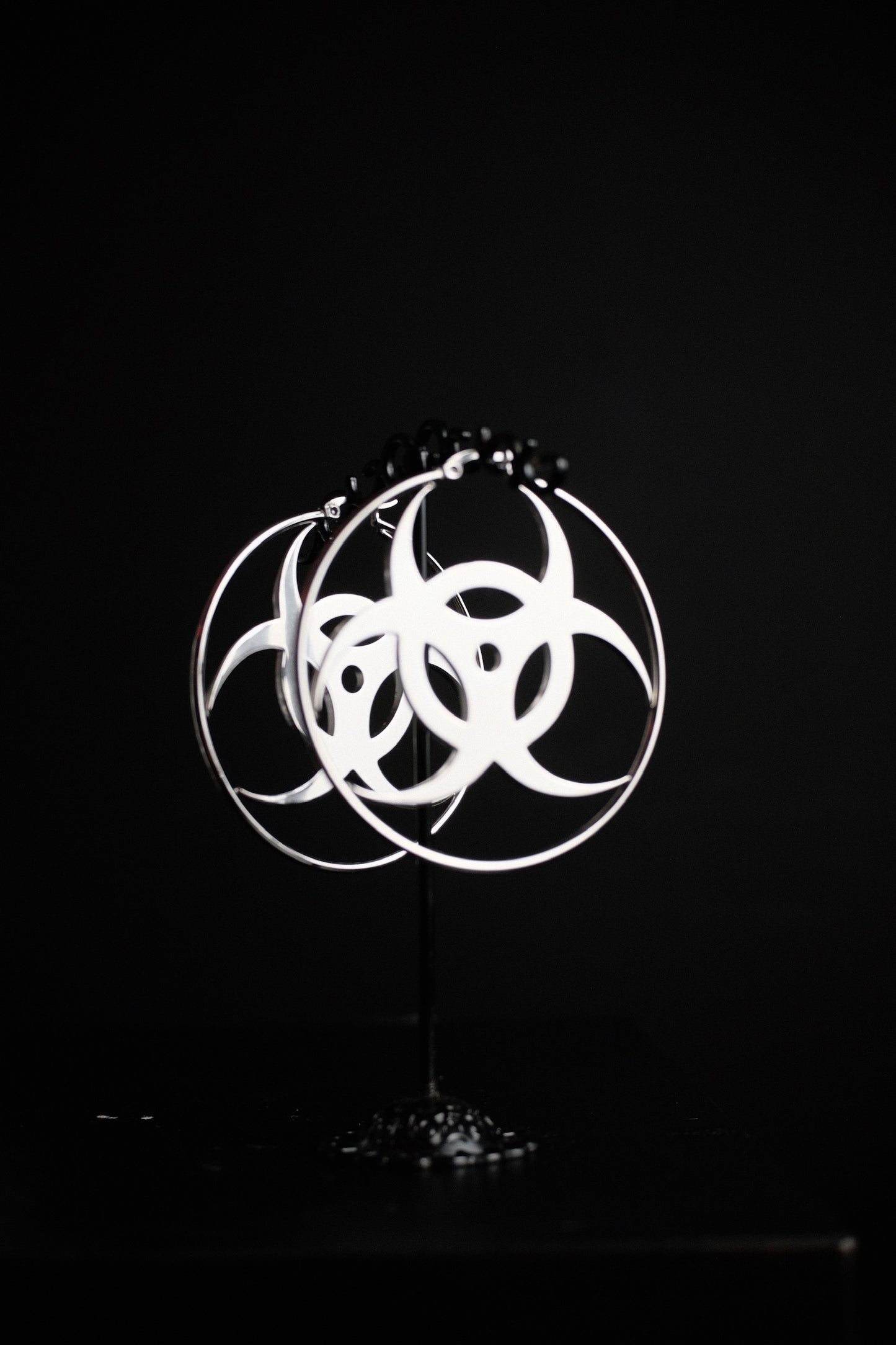 Biohazard hoops