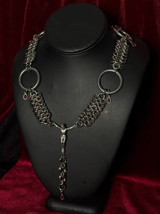 Devotion chainmaille necklace