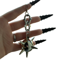 BRUTAL flail keychain
