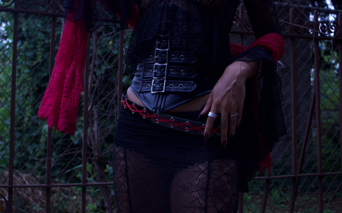 Pandora Leather Corset Belt