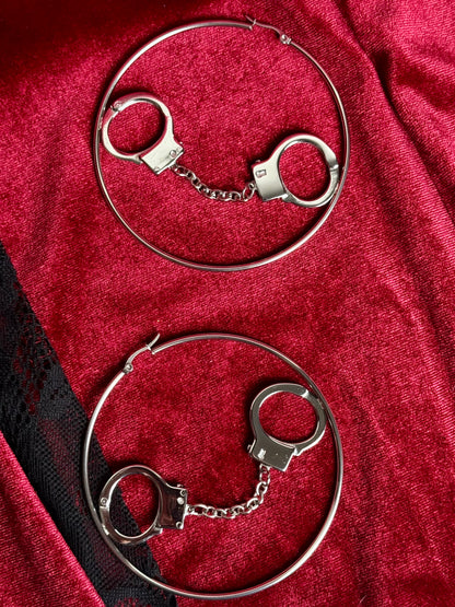 Handcuff hoops
