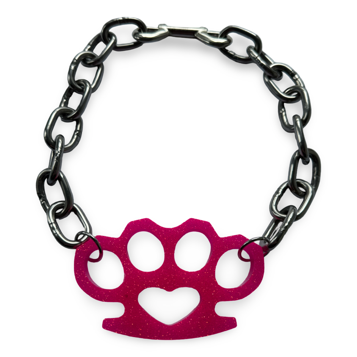 HEARTCORE Necklace (PINK GLITTER)